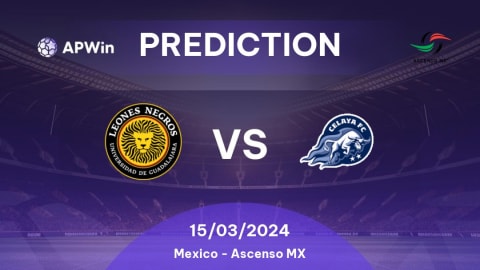 Prediction Leones Negros de la Universidad de Guadalajara vs Celaya:  03/05/2023 - Mexico - Ascenso MX | APWin