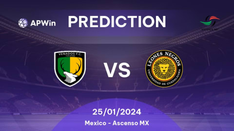 Prediction Venados vs Leones Negros de la Universidad de Guadalajara:  05/04/2023 - Mexico - Ascenso MX | APWin