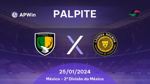 Palpite Venados x Leones Negros de la Universidad de Guadalajara:  05/04/2023 - 2ª Divisão do México | APWin