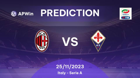 Prediction AC vs Fiorentina: 13/11/2022 - Italy - Serie A | APWin