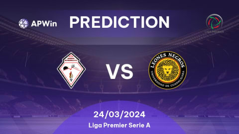 Prediction Mineros de Fresnillo vs Leones Negros UdeG Premier: 07/01/2023 -  Mexico - Liga Premier Serie A | APWin