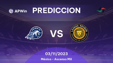 Pronóstico Celaya vs Leones Negros de la Universidad de Guadalajara | APWin