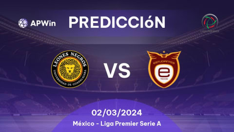 Pronóstico Leones Negros UdeG Premier vs Estudiantes Tecos | APWin