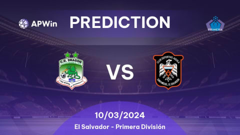 Prediction Dragón vs Águila: 02/04/2023 - El Salvador - Primera División |  APWin