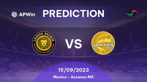 Prediction Leones Negros de la Universidad de Guadalajara vs Dorados:  21/04/2023 - Mexico - Ascenso MX | APWin