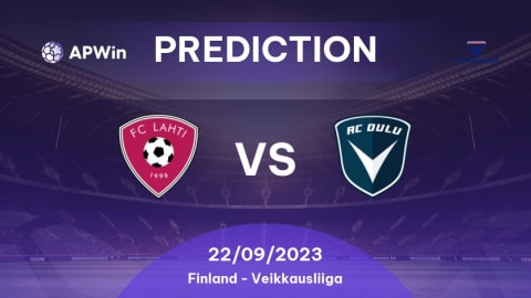 Prediction Lahti vs Oulu: 26/05/2023 - Finland - Veikkausliiga | APWin