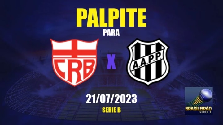 Palpite Ponte Preta X CRB – Campeonato Brasileiro Série B – 25/11/2023