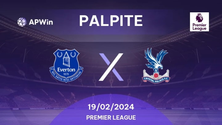 Palpite Everton x Crystal Palace