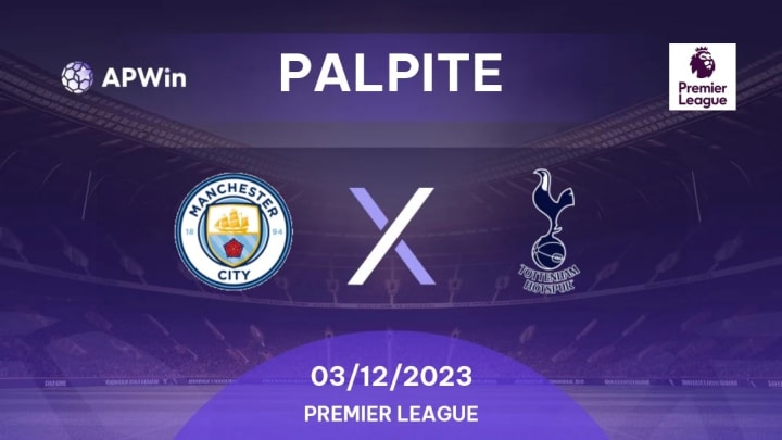 Palpite Manchester City x Tottenham - Premier League – 03/12/2023