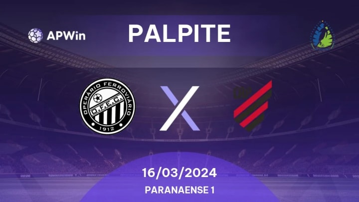 Palpite Operário-PR x Athletico-PR