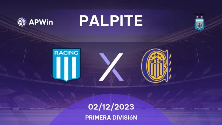 Palpite Racing x Rosario Central: 02/12/2023 - Campeonato