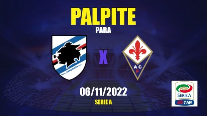 Palpite Sampdoria x Fiorentina