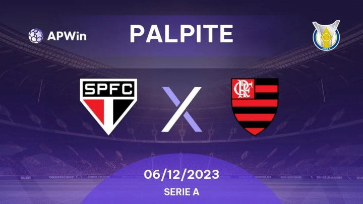 São Paulo x Flamengo ao vivo 06/12/2023 - Brasileirão Série A