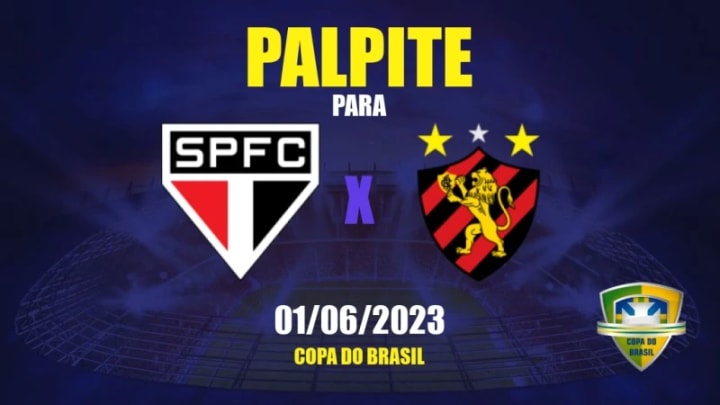 Palpites Copa do Brasil: Sport x São Paulo - 17/05/2023