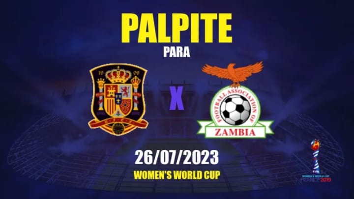 ESPANHA X ZÂMBIA: COPA DO MUNDO FEMININA