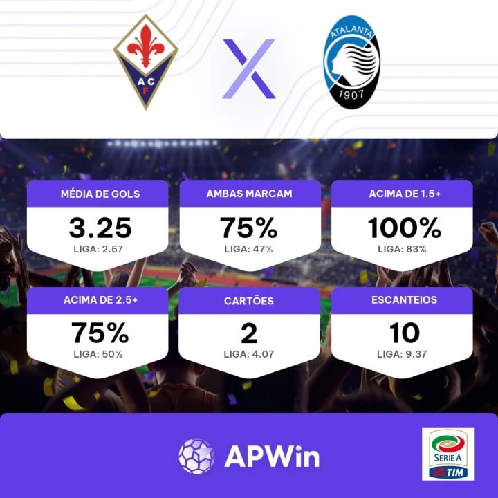 Atalanta BC x Fiorentina: onde assistir pelo Campeonato Italiano