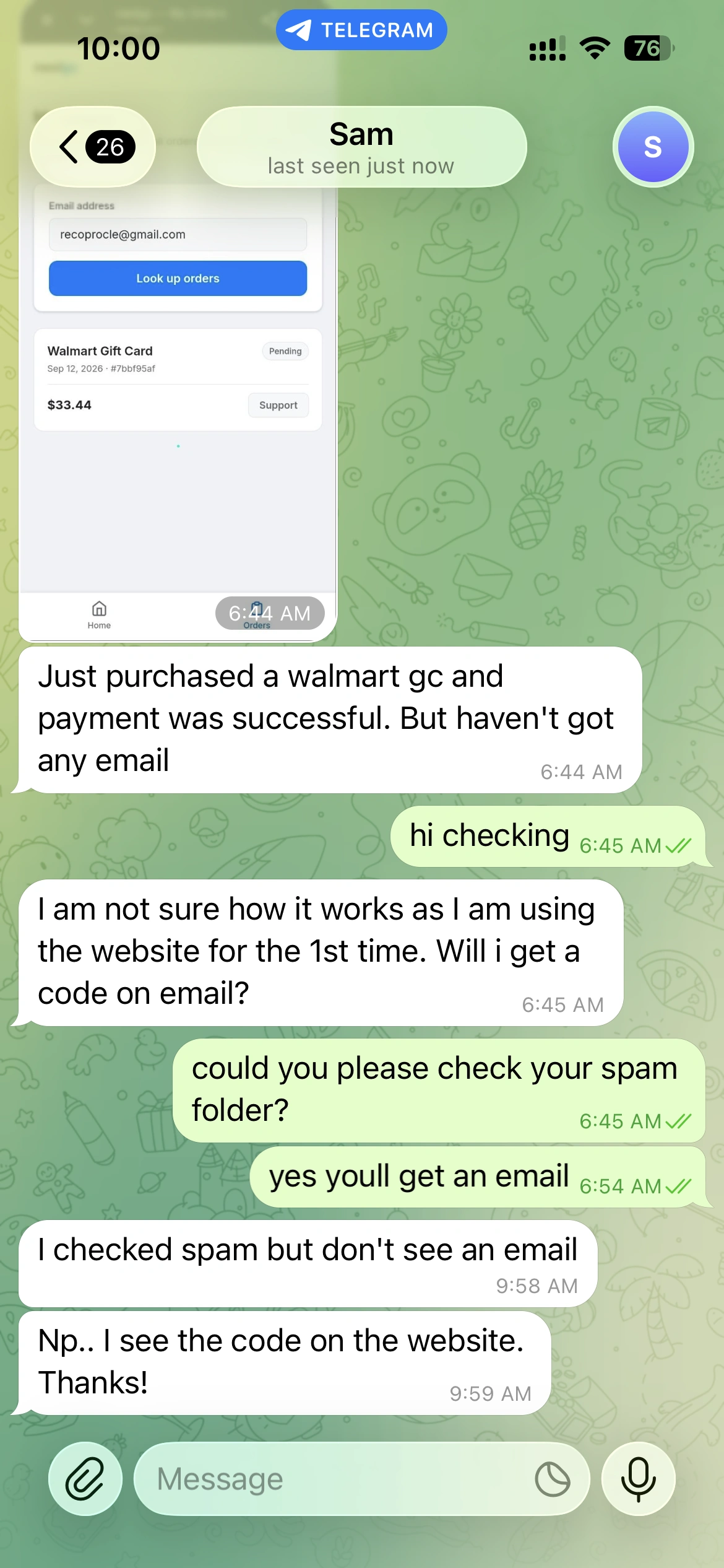 Walmart $43 code confirmed