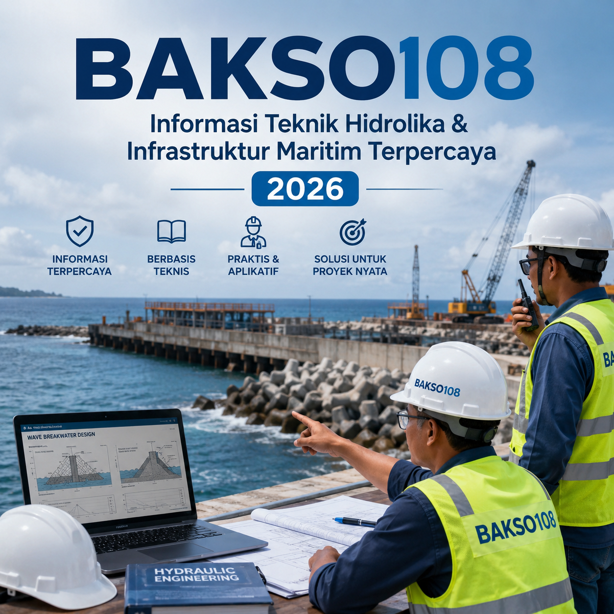 Galeri foto BAKSO108 | Informasi Teknik Hidrolika & Infrastruktur Maritim Terpercaya 2026 di Jakarta