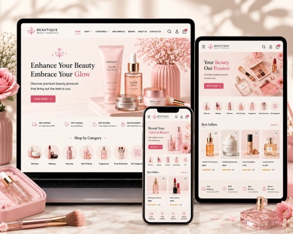 Beauty & Wellness Website Design
