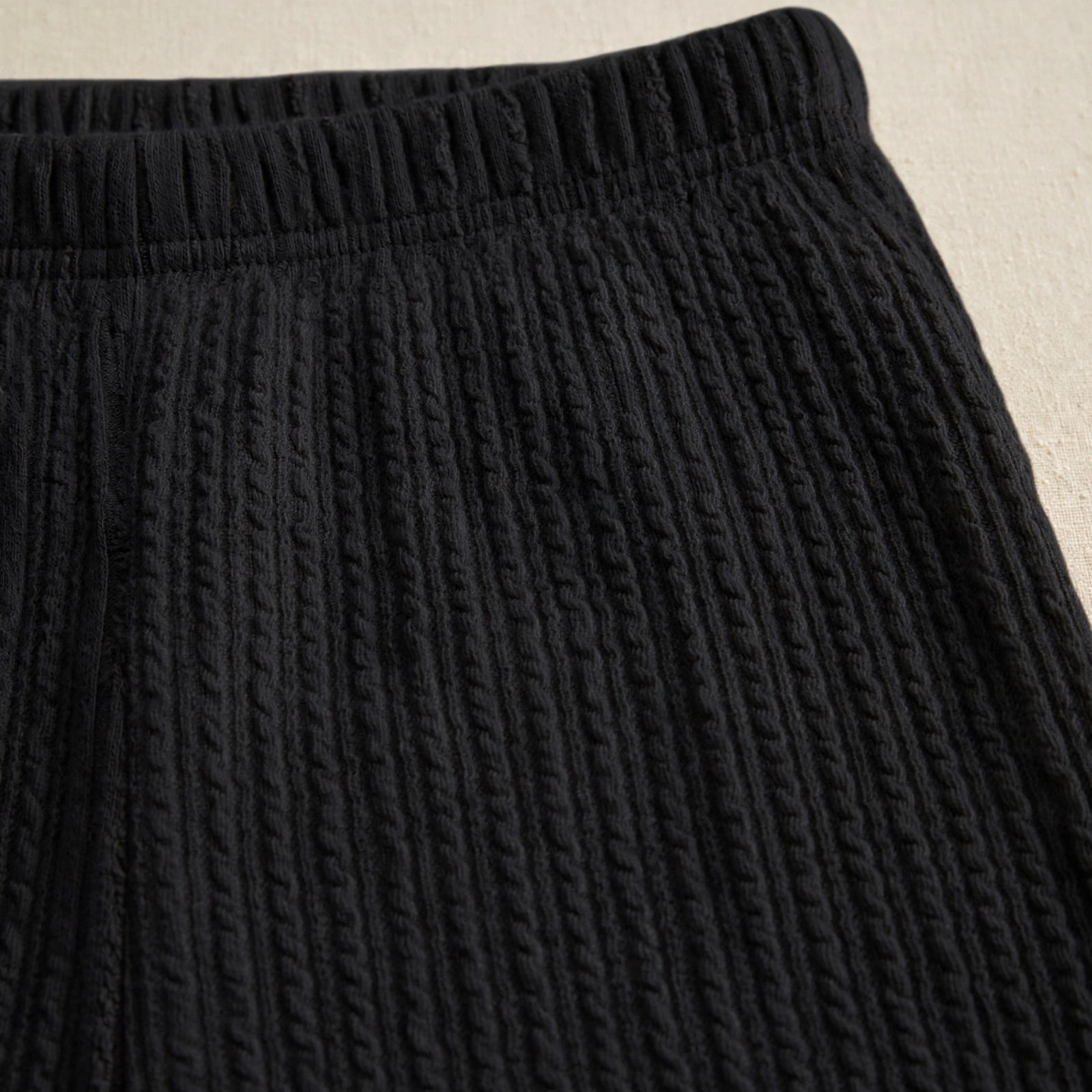 Black Baggy Plazzo — view 6