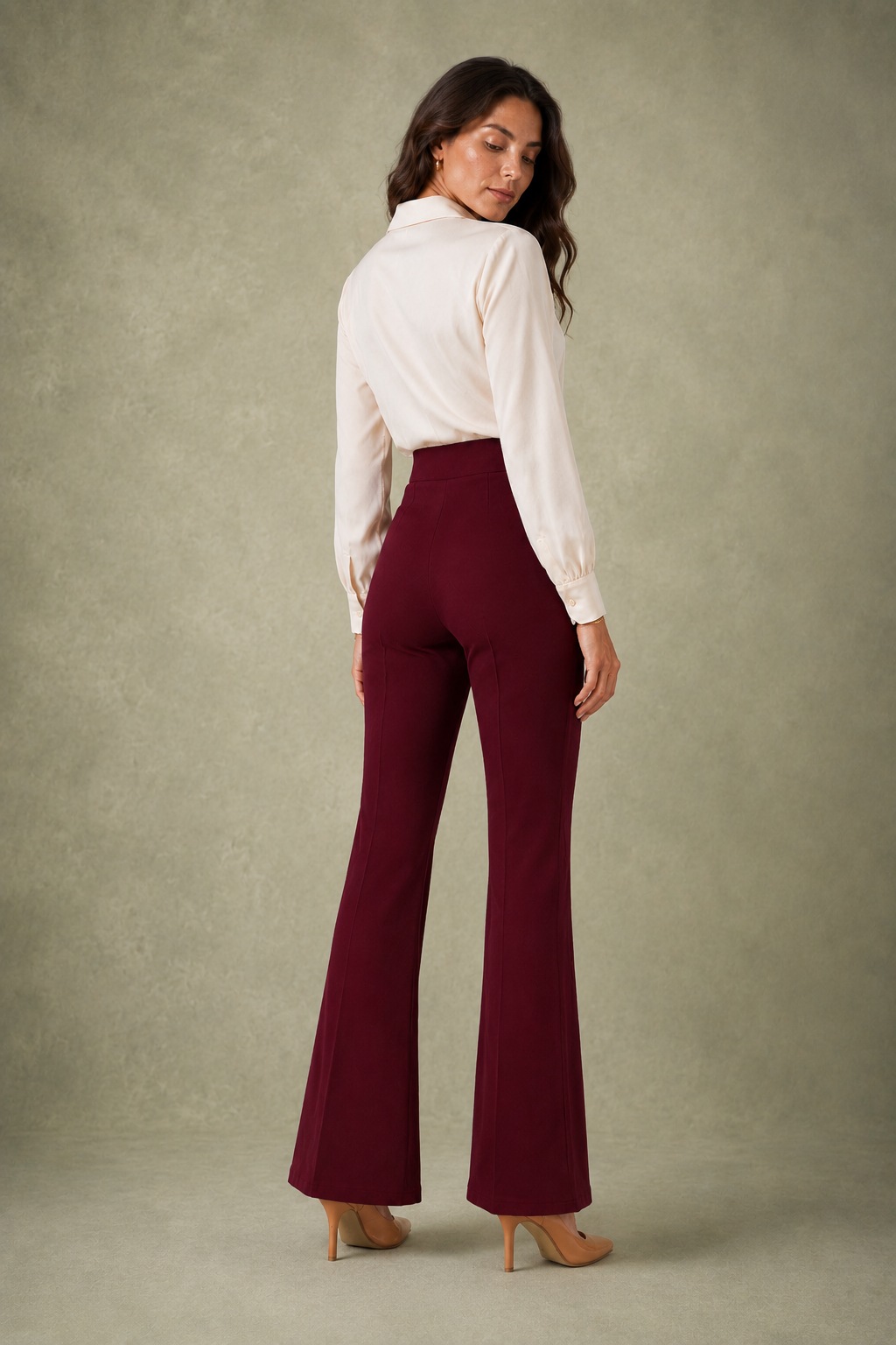 Maroon Trousers — view 3