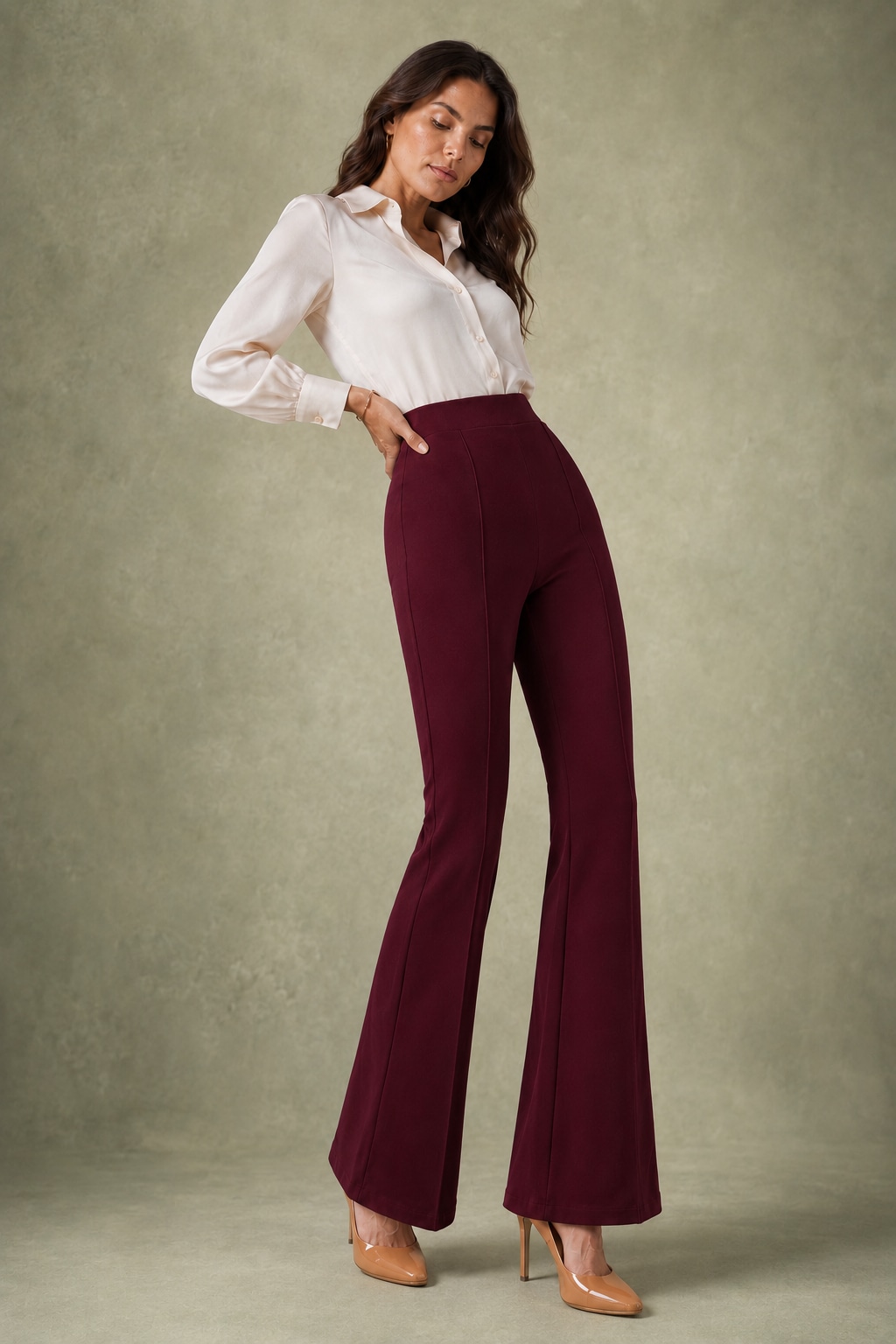 Maroon Trousers — view 4
