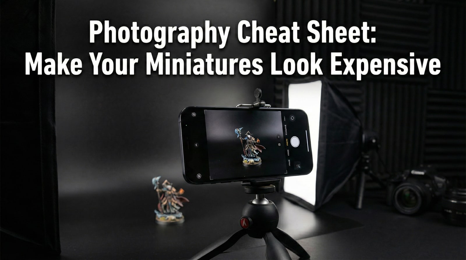 Miniature on a clean background with soft diffused light