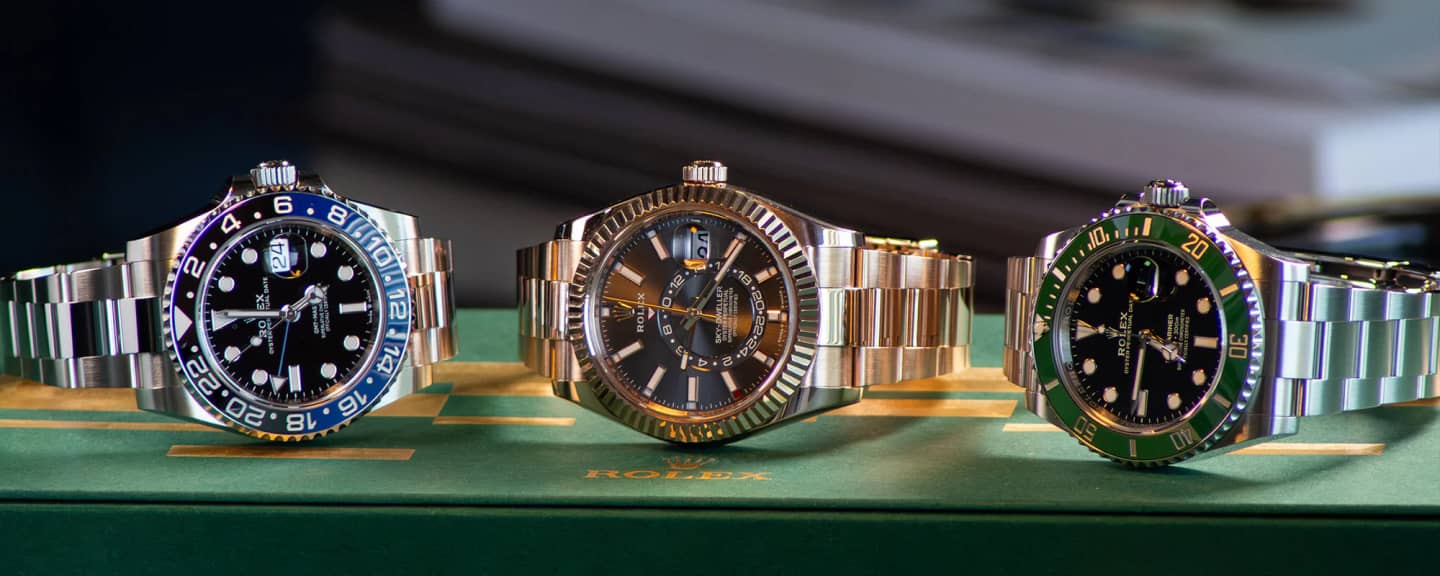 Luxury wristwatch - collateral loans and outright purchase