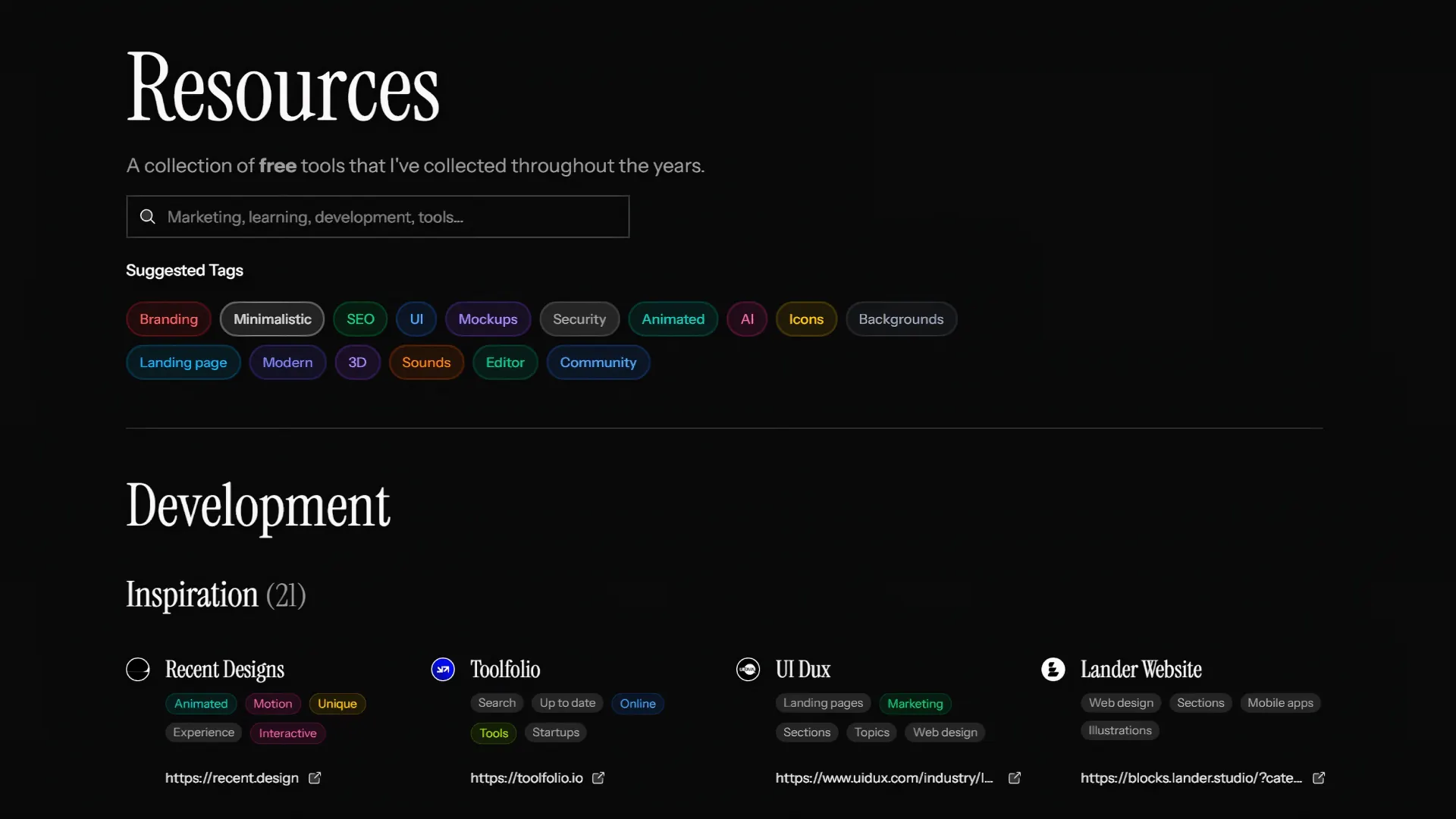 Resources Preview