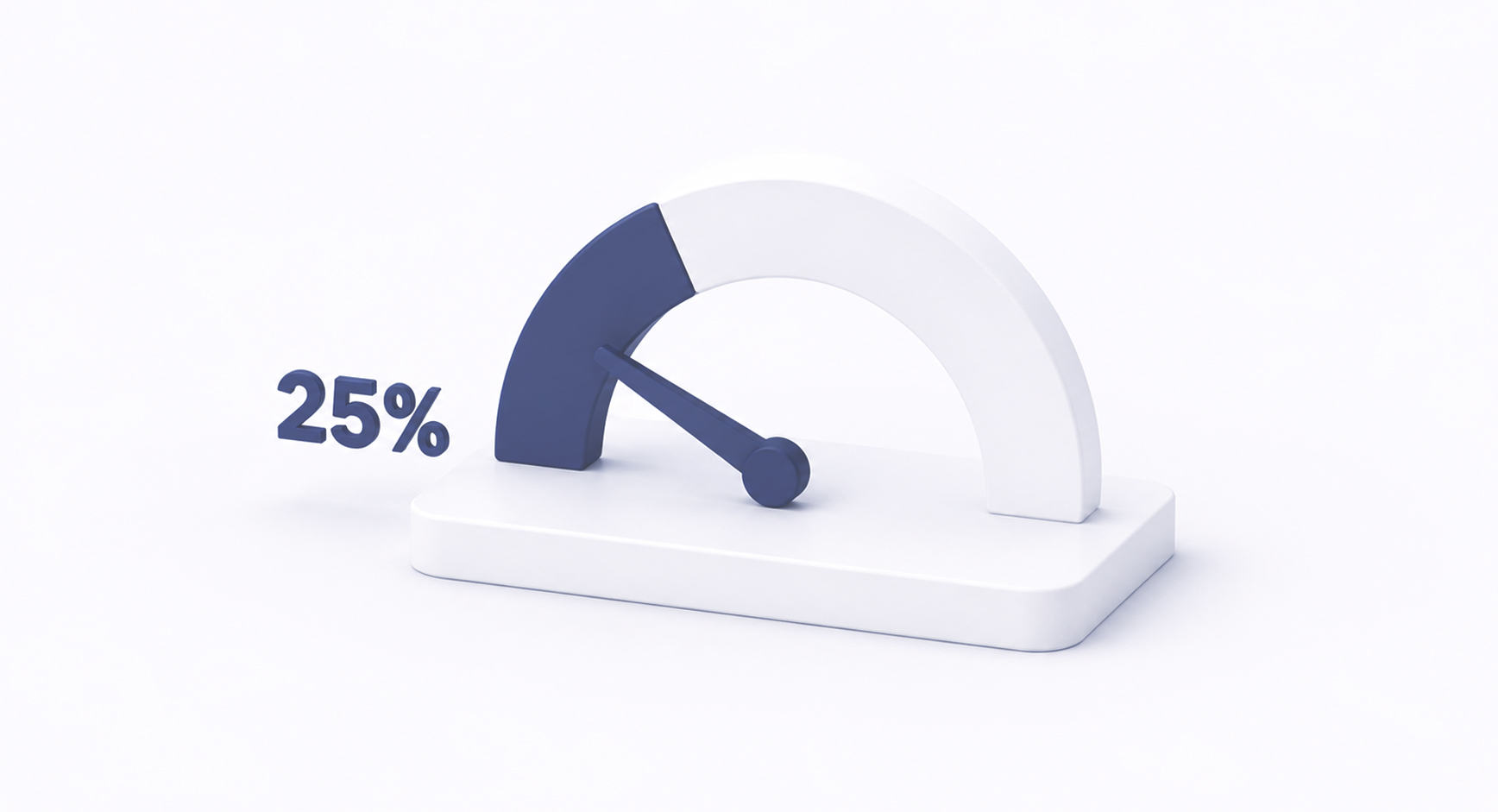 Keep credit utilization below 25 percent
