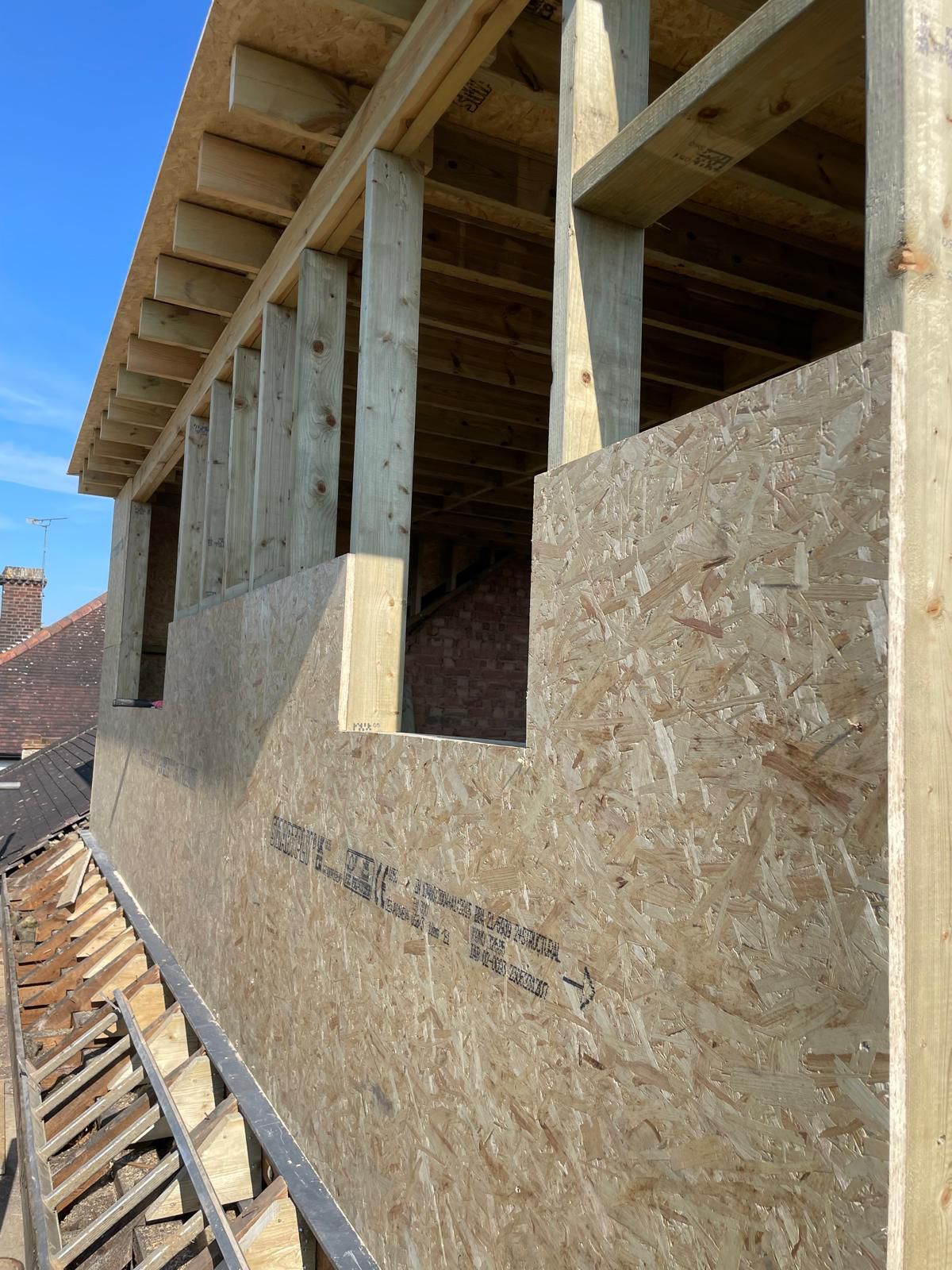 Loft conversion with modern staircase