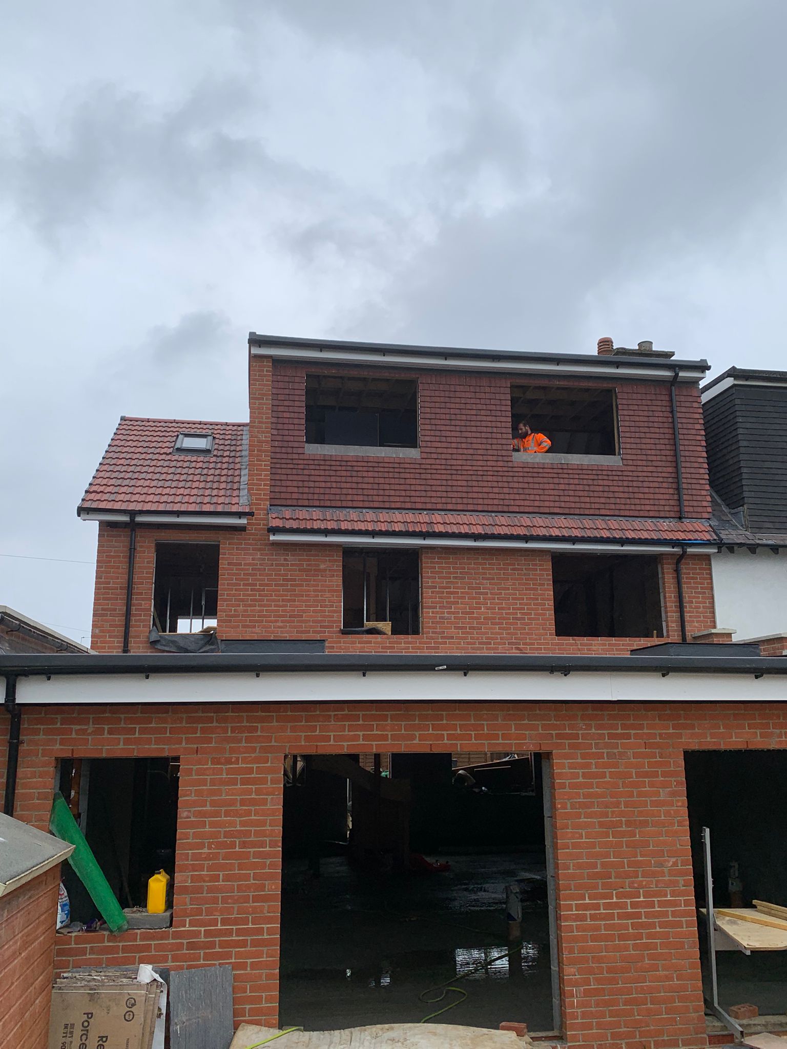 Modern new build exterior