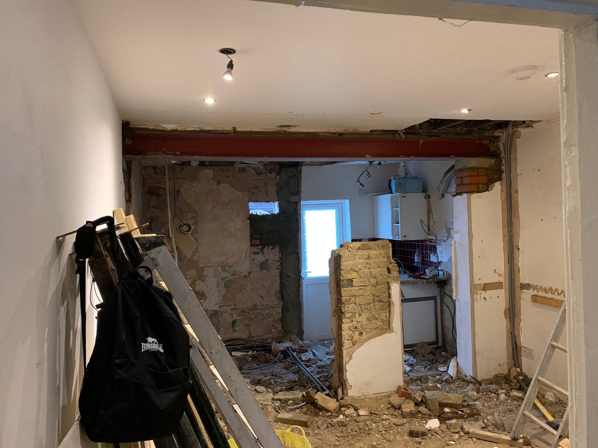 Refurbished kitchen with island