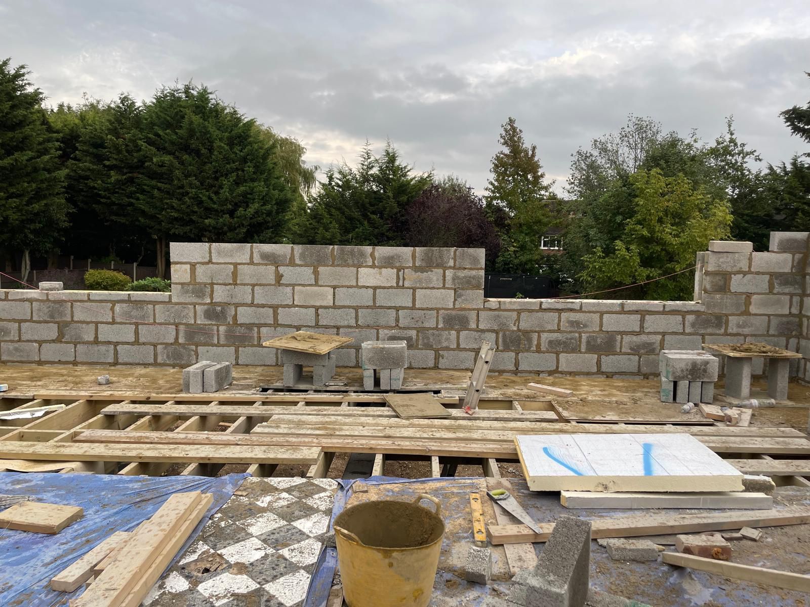 New build exterior in London