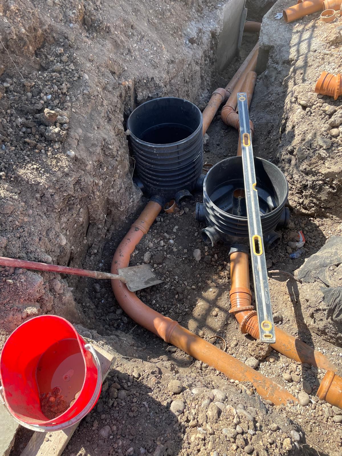 Basement fit-out with lighting