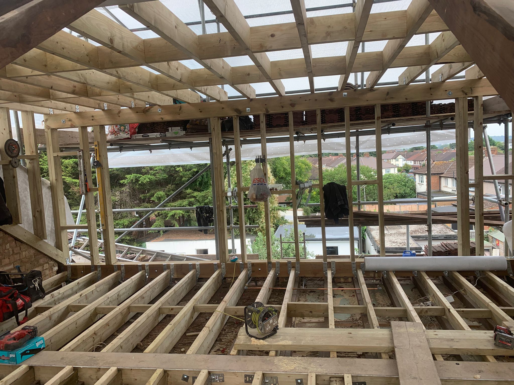 L-shaped loft conversion