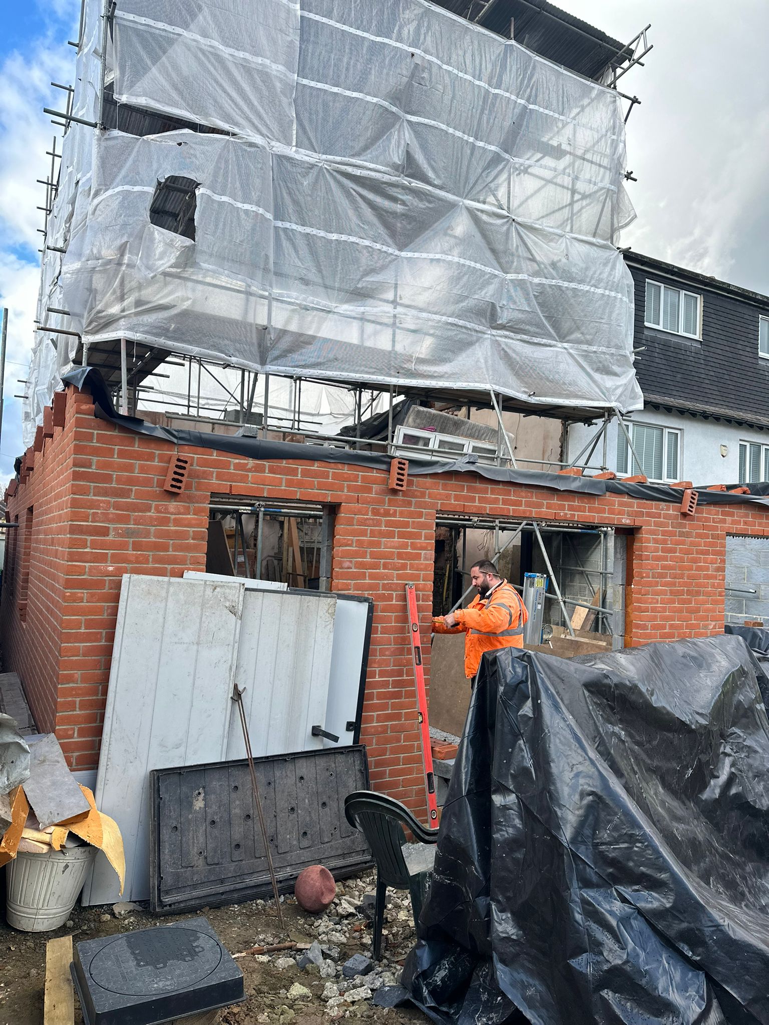 Open-plan rear extension