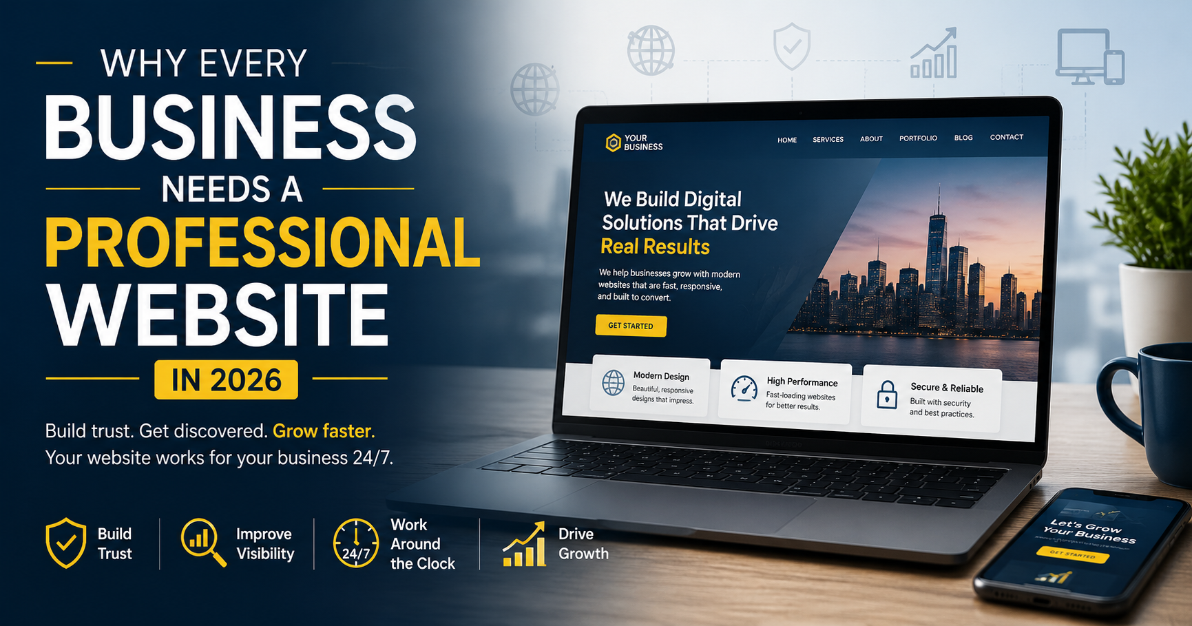 Why Every Business Needs a Professional Website in 2026 | Marvel ...