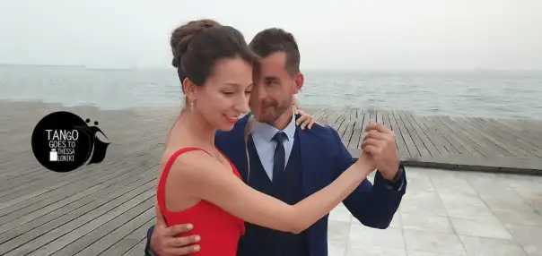 Spiros Sal TanGoNueVo & Maria N. Melia teaching tango in Thessaloniki