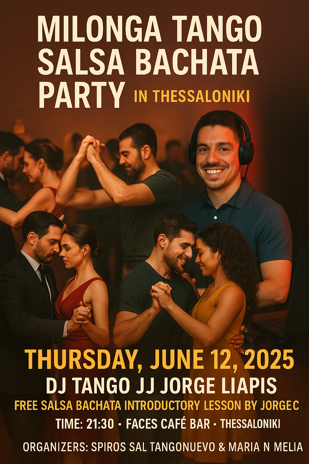 Milonga Tango Salsa Bachata Party Thessaloniki