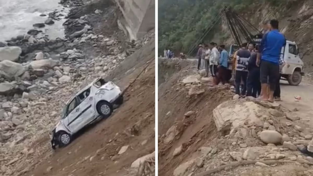 चंबा-पठानकोट NH हादसा: कार रावी नदी में गिरी, इंटर्न डॉक्टर की मौत
