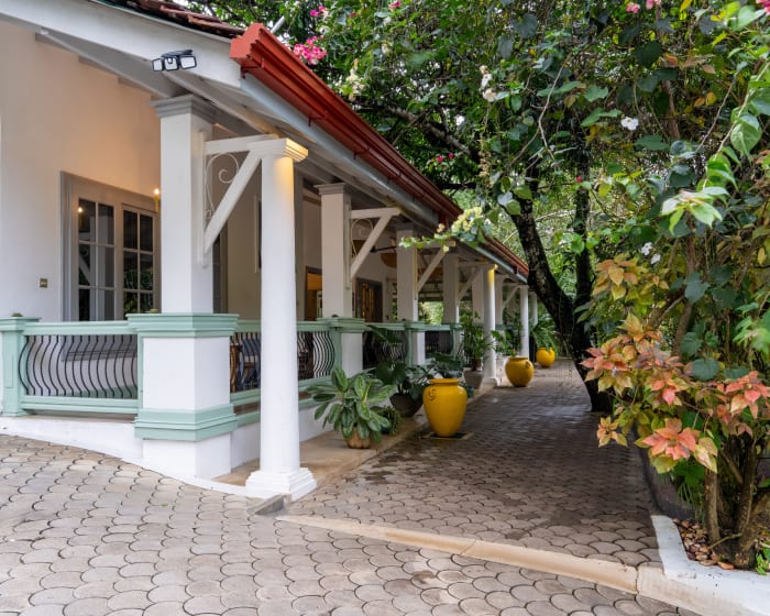 The main veranda
