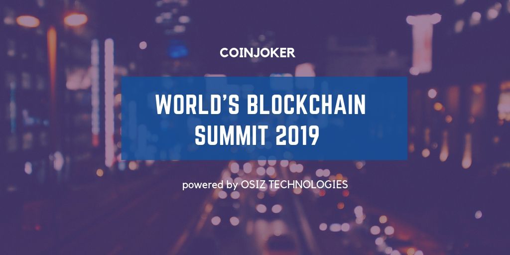 Coinjoker – A Exhibitor of World Blockchain Summit 2019 Coinjoker – A Exhibitor of World Blockchain Summit 2019