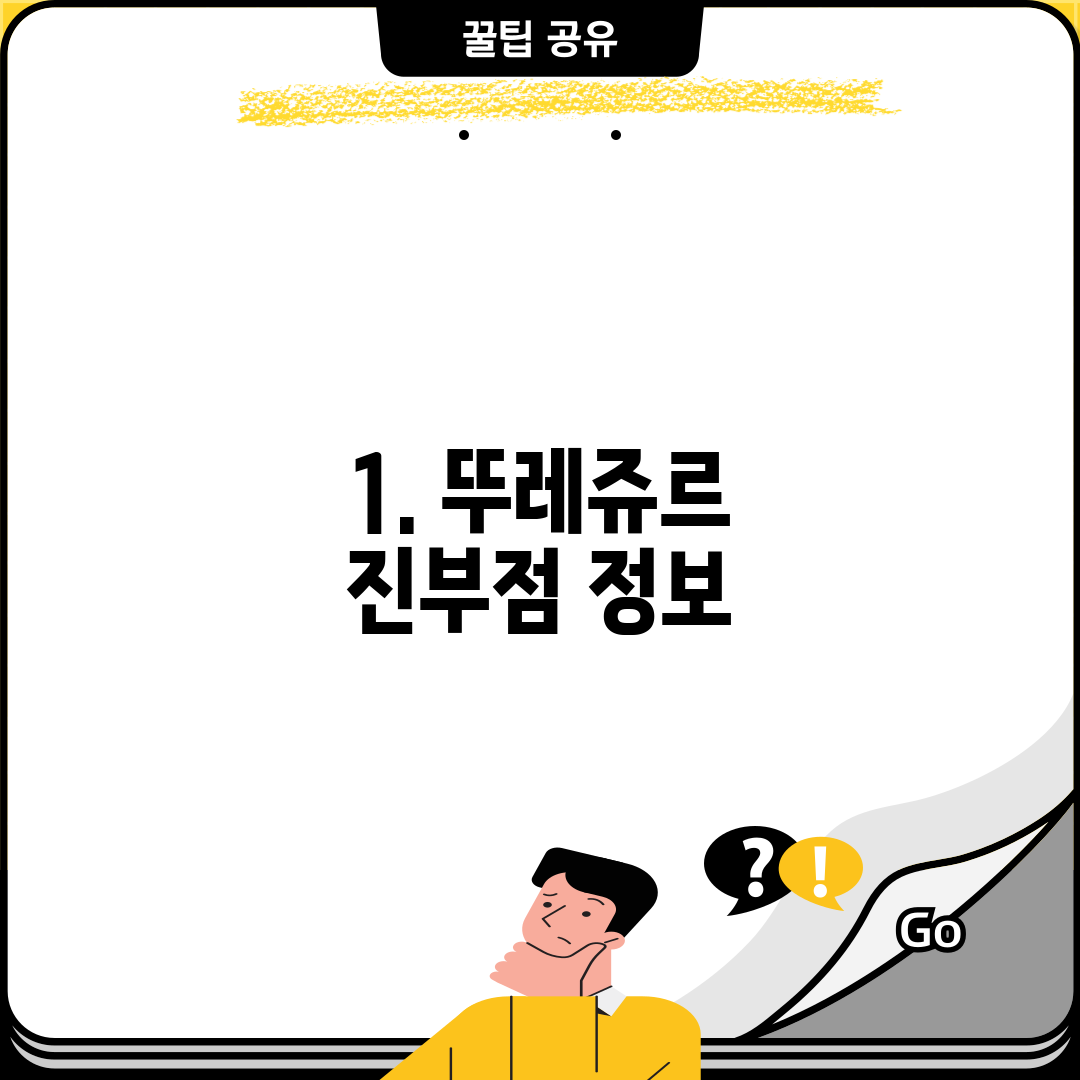 1. 뚜레쥬르 진부점 정보