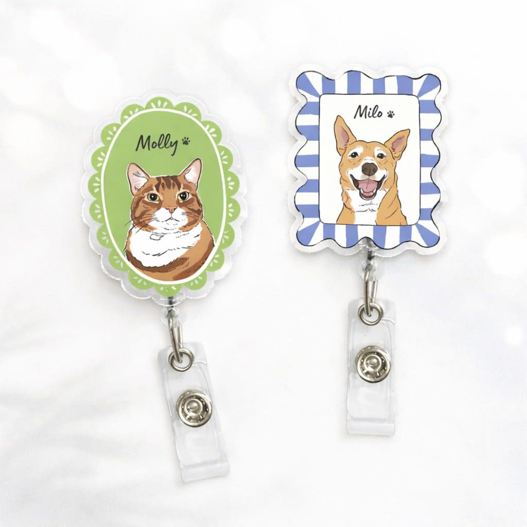 Acrylic Badge Reel 