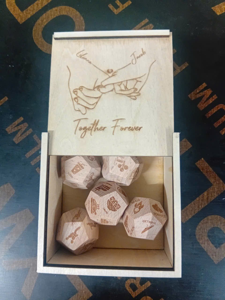 Personalized Date Dice Set