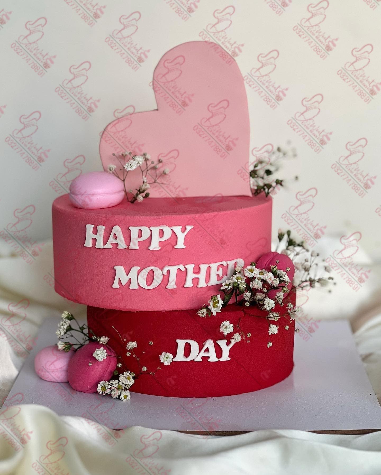 Two Tier Mothers Day Cake Islamabad