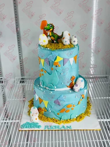 Two Tier Dinosaur Cake Rawalpindi