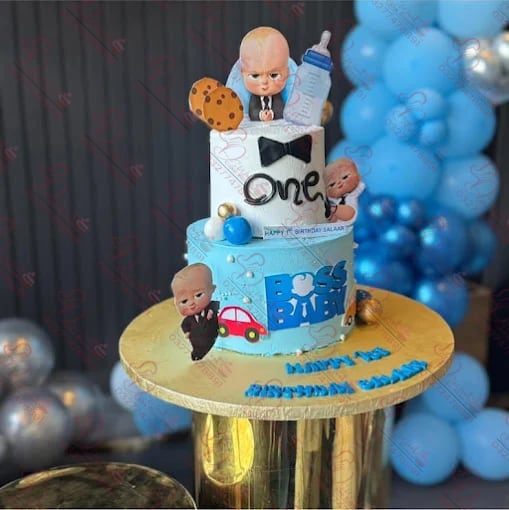 Boss Baby Two Tier Cake Rawalpindi