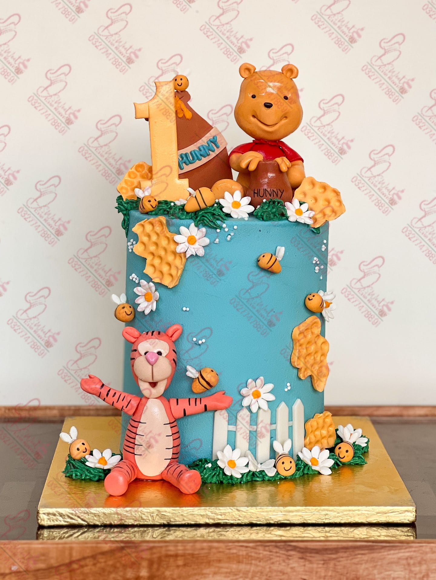 Winnie the Pooh Baby Boy Cake Rawalpindi